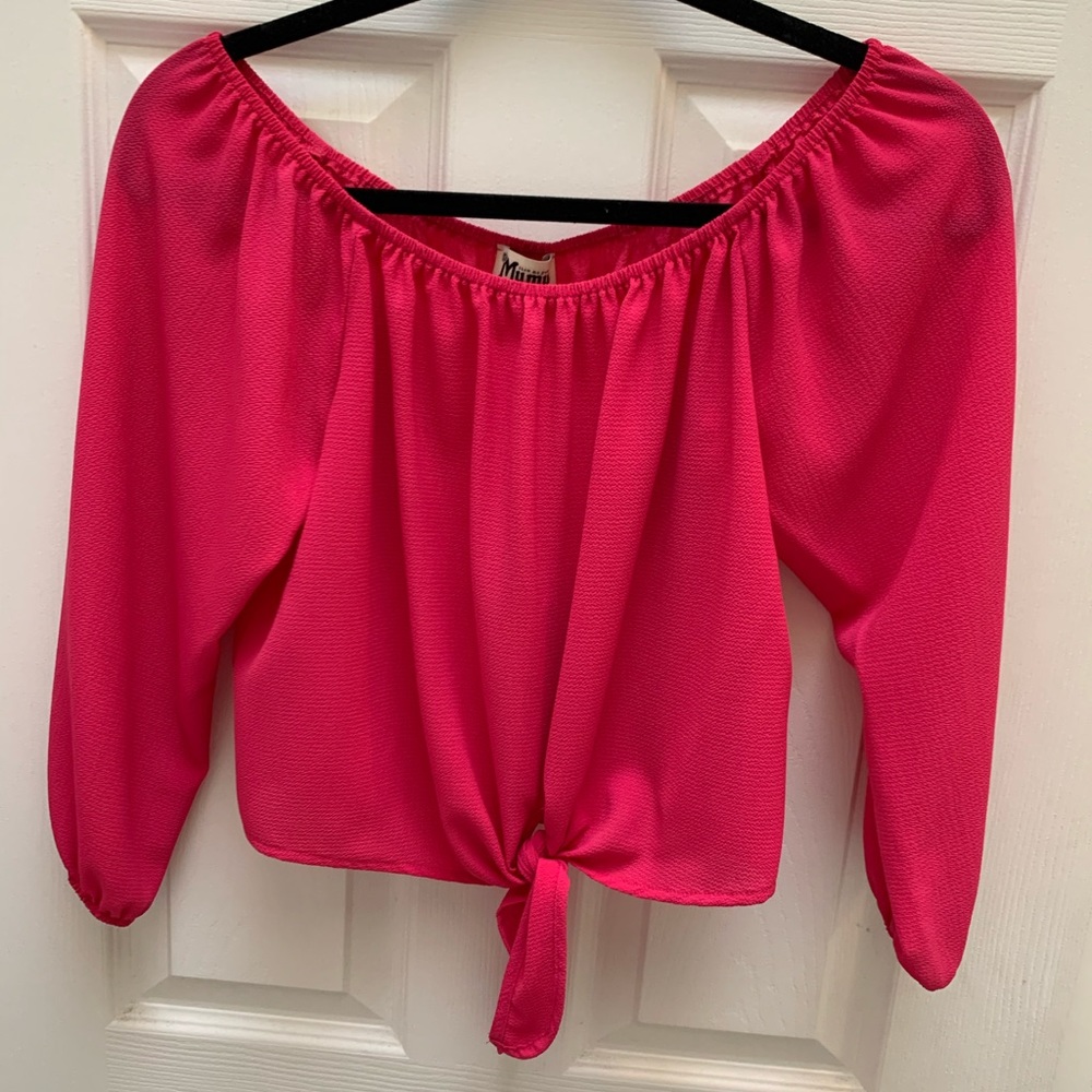 Show Me Your Mumu crop blouse